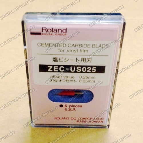 5X ZEC-US025 Vinyl Cutter Plotter Blades for Roland 400 500 - Click Image to Close